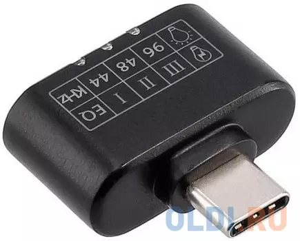 Разветвитель USB-C Hama 00135747 черный