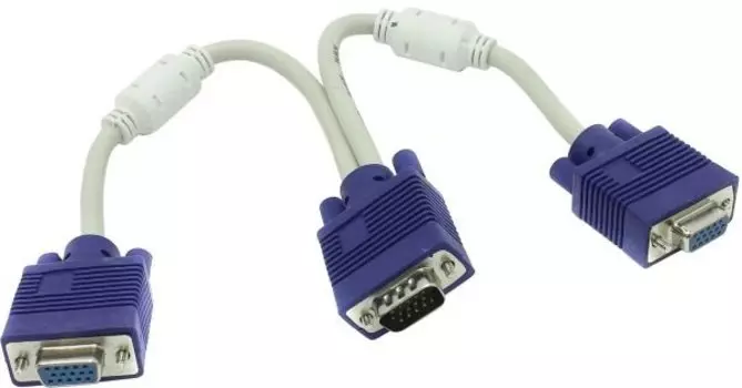 Разветвитель VGA -2xVGA Espada EVGAM2xVGAF25
