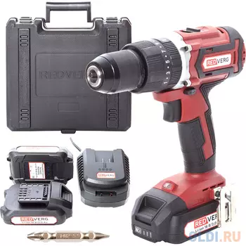 REDVERG Шуруповерт аккумуляторный ударный бесщеточный RD-IS18BL/U 6672874