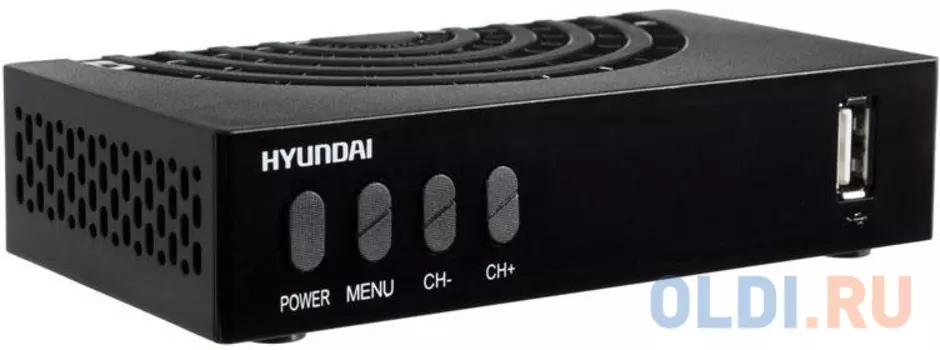 Ресивер DVB-T2 Hyundai H-DVB440 черный