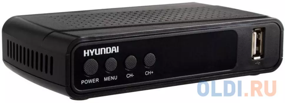 Ресивер DVB-T2 Hyundai H-DVB520 черный