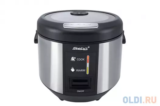 Рисоварка Steba RK 3 700 Вт 3.5 л серебристый черный