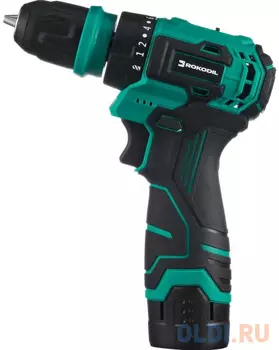 Rokodil Бесщеточный аккумуляторный шуруповерт Twist 2 Air 12 в, 36 нм, 2 ач, 1400 об/мин (2 АКБ) 1047298