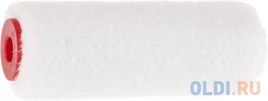 Ролик сменный ЗУБР 02536-07 ВЕЛЮР 100% шерсть, ворс 4мм, ручка 6мм, d=15/70мм Эксперт