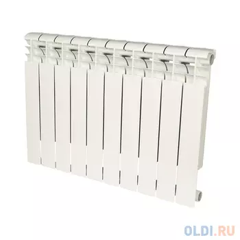 ROMMER Profi 500 AL500-80-80-100 10 секции радиатор алюминиевый RAL9016 82485 RG008P0CGM4B06