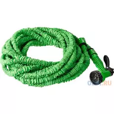 РОСТОК. Набор поливочный: Шланг удлиняющийся 15 м, распылитель пистолетный 7 поз., адаптер внеш 1/2"x3/4"