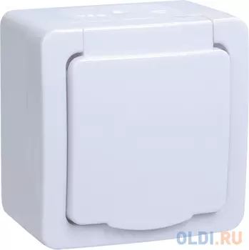 Розетка IEK ERMP22-K01-16-54-EC 16 А белый