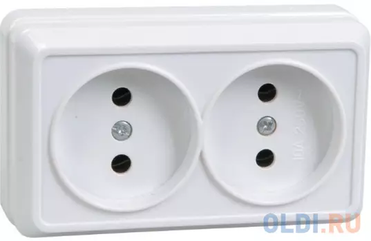 Розетка IEK ERO20-K01-10-DC 10 А белый