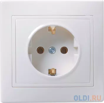 Розетка IEK КВАРТА 16 А белый ERK14-K01-16-DM