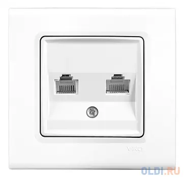 Розетка компьютерная Panasonic Linnera S (91400079-RU) скрыт. IP20 белый (упак.:1шт)