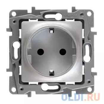 Розетка Legrand 672421 16 А алюминий