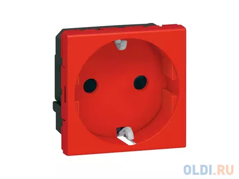 Розетка Legrand Mosaic 16 А красный 77218