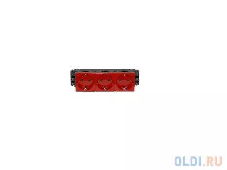 Розетка Legrand Mosaic 16 А красный 77613