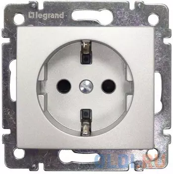 Розетка Legrand Valena 16 А алюминий 770121