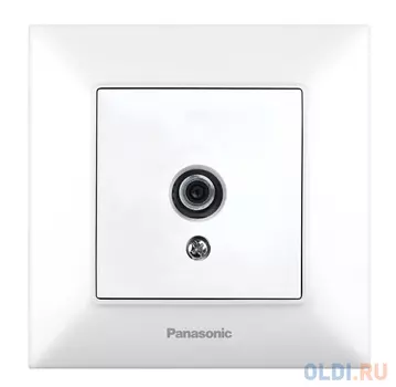 Розетка телевизионная Panasonic Arkedia Slim (WNTC04522WH-RU) скрыт. IP20 белый (упак.:1шт)
