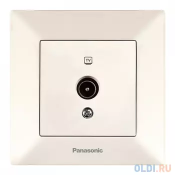 Розетка телевизионная Panasonic Arkedia (WMTC04542BG-RU) скрыт. IP20 бежевый (упак.:1шт)