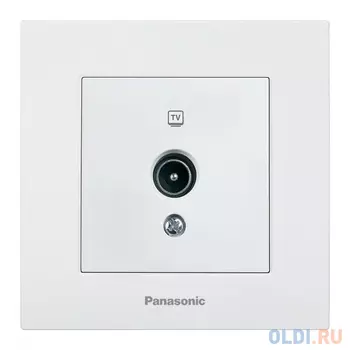 Розетка телевизионная Panasonic Karre Plus (WKTC04522WH-RU) скрыт. IP20 белый (упак.:1шт)