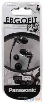 Наушники Panasonic RP-HJE190E-K Чёрные