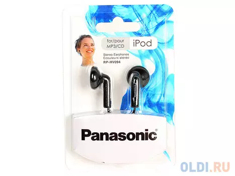 Наушники Panasonic RP-HV094GU-K Чёрные