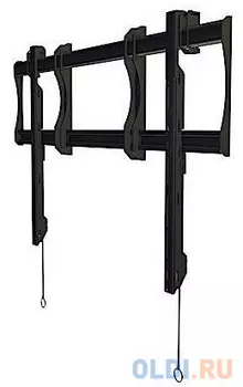 [RSF100] Сверхпрочное фиксированное крепление Wize RSF100 для широкоформатных и интерактивных дисплеев диагональю 100+, Max VESA 1200x600, до 181 кг, постинсталляционная регулировка