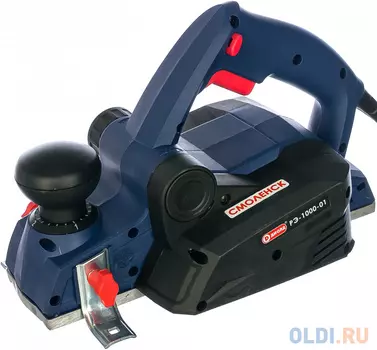 Рубанок ДИОЛД РЭ-1000-01 1000Вт 13000об/мин глуб.0-3мм шир.82мм фальц0-24мм 3.3кг