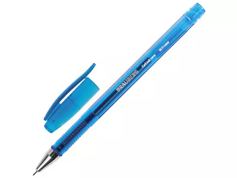 Ручка гелевая BRAUBERG "Income" синий 0.35 мм