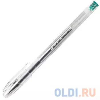 Ручка гелевая гелевая BRAUBERG "Jet" зеленый 0.35 мм