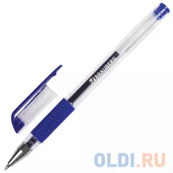 Ручка гелевая гелевая BRAUBERG "Number One" синий 0.35 мм