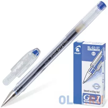 Ручка гелевая гелевая Pilot G-1 синий 0.3 мм