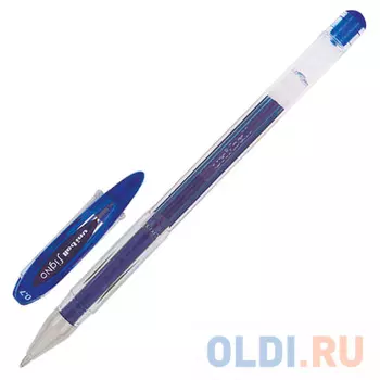 Ручка гелевая гелевая UNI "Signo" синий 0.4 мм