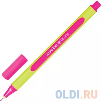 Ручка капиллярная SCHNEIDER (Германия) "Line-Up", ФУКСИЯ, трехгранная, линия письма 0,4 мм, 191009