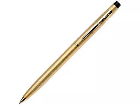 Ручка подарочная шариковая PIERRE CARDIN (Пьер Карден) "Gamme", корпус латунь, золотистые детали, синяя