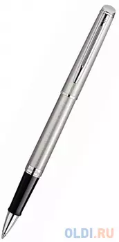 Ручка-роллер Waterman Hemisphere Steel CT черный F S0920450