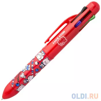 ручка шариковая ACTION!, Hello Kitty, многоцветная, 6 цветов