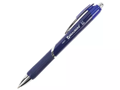 Ручка шариковая автоматическая BRAUBERG Dash 142417 синий 0.35 мм