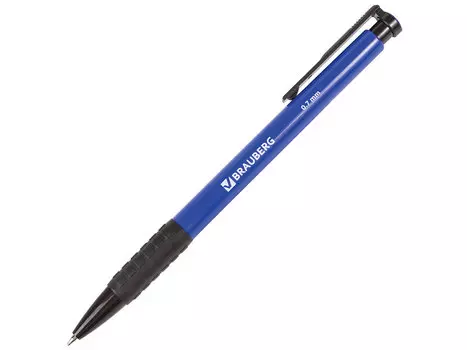 Ручка шариковая автоматическая BRAUBERG "Explorer" синий 0.35 мм