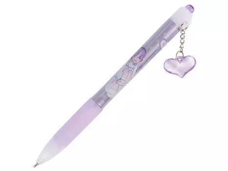 Ручка шариковая автоматическая BRAUBERG "First Love" синий 0.3 мм