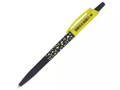 Ручка шариковая автоматическая Bruno Visconti "Ночные кошки" синяя, узел 0,5 мм, линия письма 0,3 мм