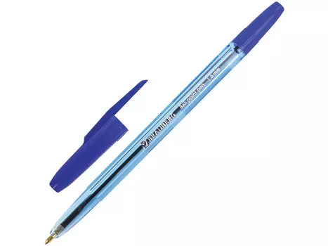 Ручка шариковая BRAUBERG Carina Blue синяя