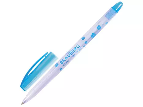 Ручка шариковая BRAUBERG Clover синяя
