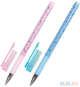 Ручка шариковая BRAUBERG Узоры синий