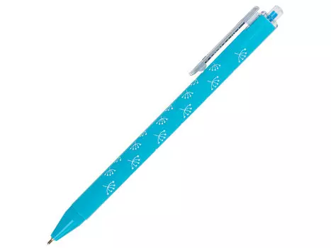 Ручка шариковая масляная автоматическая BRAUBERG "FRUITY RS", узел 0,7 мм, линия 0,35 мм, синяя