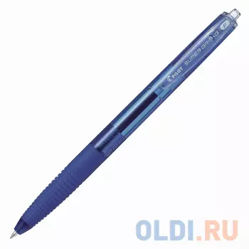 Ручка шариковая масляная автоматическая Pilot "Super Grip G" синий 0.22 мм