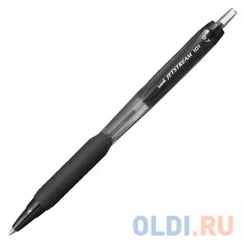 Ручка шариковая масляная автоматическая UNI JetStream SXN-101-07 BLAC черный 0.35 мм 142597