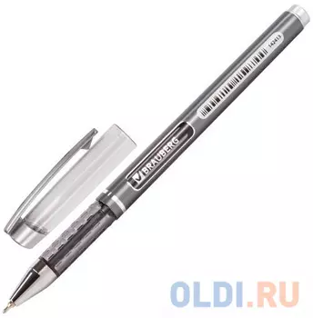 Ручка шариковая масляная BRAUBERG "Choice", корпус с печатью, узел 0,7 мм, линия 0,35 мм, синяя, 142413