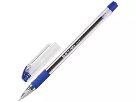 Ручка шариковая масляная BRAUBERG Max-Oil синяя, игольчатый узел 0,7 мм, линия письма 0,35 мм