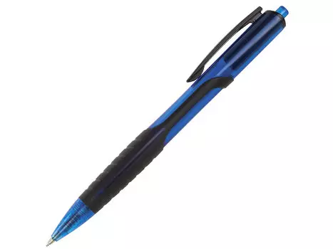 Ручка шариковая масляная BRAUBERG "Phantom" синяя. узел 0,7 мм, линия письма 0,35 мм