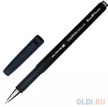 Ручка шариковая масляная Bruno Visconti "CityWrite Black" 24 шт синий 0.8 мм
