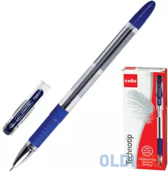 Ручка шариковая масляная Cello "Technotip" синий 0.4 мм