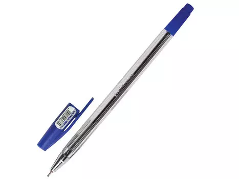 Ручка шариковая масляная ERICH KRAUSE "Ultra-10", синяя, корпус прозрачный, узел 0,7 мм, линия письма 0,26 мм